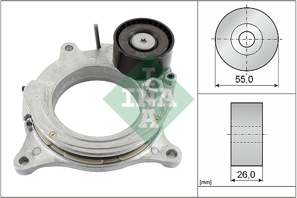 Belt Tensioner, V-ribbed belt